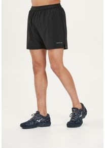 ELITE LAB Herren Shorts "Run Elite X1", schwarz, sportlich, Gr. S, unifarben, 72% Nylon, 28% Elasthan, Hosen, mit integrierter Tight