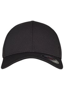 Flexfit Damen Flex Cap "Flexfit Accessoires Flexfit 3D Hexagon Jersey Cap", schwarz, casual, Gr. L, unifarben, 100% Polyester, Caps