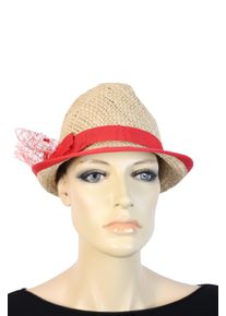 Allgäu Rebell ALLGÄU REBELL Damen Trachtenhut "München", rot, Antik-Look, Materialmix, Hüte, aus Bast, Made in Italy