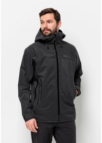 Jack Wolfskin Herren Funktionsjacke "CYROX 3L JKT M", grau, Gr. S, OBERSTOFF:: 100% POLYAMID; ABSEITE: 100% POLYAMID, Jacken