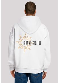 F4NT4STIC Herren Kapuzenpullover "SUNNY x F4NT4STIC", weiß, casual, Gr. L, Obermaterial: 100% Baumwolle, Pullover, Print