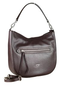 Damen Schultertasche "Marigold", Collezione Alessandro, braun, Leder, Taschen, aus italienischem Leder