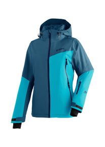 Maier Sports Damen Skijacke "Nuria", blau, Gr. 46, 100% Polyester, Jacken, Damen Winterjacke, wind- und wasserdicht, 3 RV-Taschen, Regular Fit