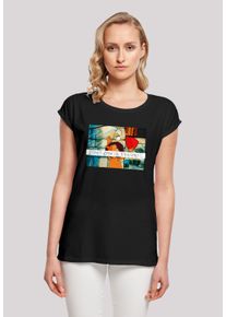F4NT4STIC Damen T-Shirt "Pinocchio", schwarz, casual, Gr. XXL, Obermaterial: 100% Baumwolle, Shirts, Retro, Heroes of Childhood, TV Serie