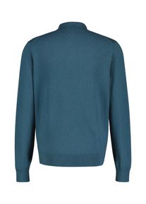 Lerros Herren Strickpullover "Lerros Langarm Strickpolo mit Wollanteil", blau, Gr. XL, 80% Baumwolle, 20% Wolle, Pullover