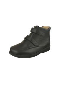 Natural Feet Herren Klettschuh "Trondheim XL", Gr. 46, schwarz, Leder, casual, Schuhe, mit veränderbarer Sohle