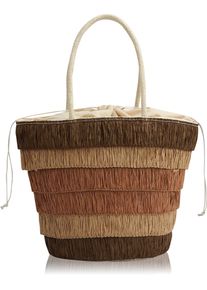 Damen Schultertasche "Teneriffa", Collezione Alessandro, beige, Jute, Taschen, aus Stroh