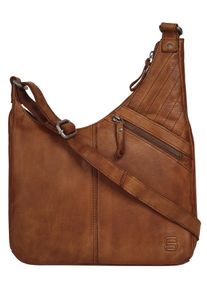 SPIKES & SPARROW Damen Umhängetasche, SPIKES & SPARROW, braun, Leder, vintage, Taschen, echt Leder