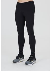 ELITE LAB Herren Lauftights "Run Elite X2", schwarz, sportlich, Gr. L, unifarben, 85% Nylon, 15% Elasthan, Hosen, mit atmungsaktiver Funktion