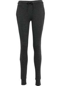 DEF Damen Stoffhose "DEF Damen DEF Chadera Sweatpants Black", grau, Gr. XS, unifarben, 80% Baumwolle, 20% Polyester, Hosen