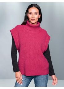 Heine Damen Pullunder "Pullunder", pink, Gr. 42, unifarben, 55% Polyamid, 39% Polyester, 6% Wolle, Pullover