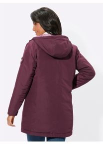 Casual Looks Damen Wendejacke, lila, Gr. 19, unifarben, 100% Polyester, Jacken