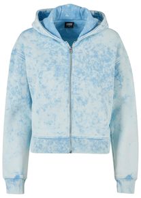 Urban Classics Damen Sweatjacke "Urban Classics Damen", blau, Gr. XL, unifarben, 70% Baumwolle, 30% Polyester, Sweatjacken