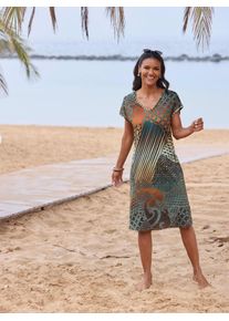 Damen Sommerkleid "Sommerkleid", bunt, Gr. 36, gemustert, mehrfarbig, bedruckt, 50% Baumwolle, 50% Modal, Kleider