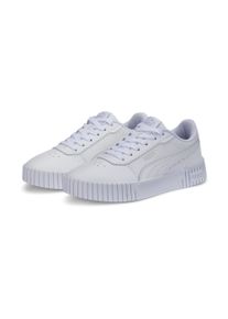 Puma Kinder Sneaker "Carina 2.0 Sneakers Mädchen", Gr. 35,5, grau, Obermaterial: Synthetik, Textil, Kuhleder; Futter: Textil; Innensohle: Textil;