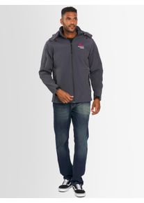 Arctic Seven Herren Softshelljacke "ASAdventuraa", grau, Gr. 4XL, Obermaterial: 96% Polyester, 4% Elasthan; Innenmaterial: 100% Polyester, Jacken,