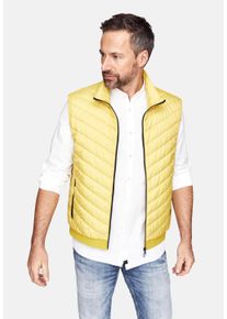 NEW CANADIAN Herren Steppweste, gelb, sportlich, Gr. 5XL, 100% Polyester, Westen, mit wasserabweisender Funktion