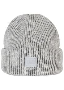 Urban Classics Damen Beanie "Urban Classics Unisex Knitted Wool Beanie", grau, Wolle, Mützen