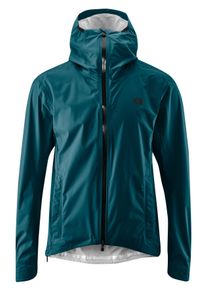 Gonso Herren Fahrradjacke "Save Jacket Trail M", blau, Gr. M, 100% Polyester, Jacken, Herren Regenjacke wind- und wasserdicht, Radjacke mit Kapuze