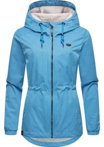 Ragwear Damen Outdoorjacke "Dankka Tech", blau, casual, Gr. XL, Obermaterial: 100% Polyester, Innenfutter: 100% Polyester, Jacken, Stylische Damen
