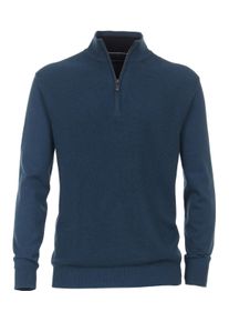 Casamoda Herren Troyer "Casamoda Troyer uni", blau, Gr. 4XL, 100% Baumwolle, Pullover