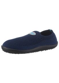 Leguano Kinder Barfußschuh "LEGUANITO SCIO", Gr. 24, blau, Textil, sportlich, Schuhe, Slipper, Freizeitschuh, Bequemschuh verstärkt das taktile
