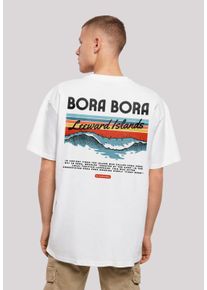 F4NT4STIC Herren T-Shirt "Bora Bora Leewards Island", weiß, casual, Gr. XL, Obermaterial: 100% Baumwolle, Shirts, Print