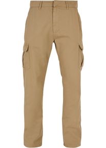 Urban Classics Herren Cargohose "Urban Classics Herren Straight Leg Cargo Pants", beige, Gr. 30, unifarben, 100% Baumwolle, Hosen