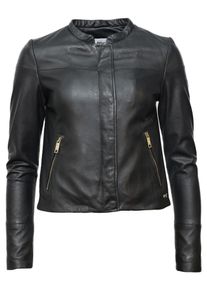 Maze Damen Lederjacke "42023067", schwarz, Gr. XL, 100% Leder, Lamm/ Futter: 100% Baumwolle/ Ärmelfutter: 100% Polyester, Jacken