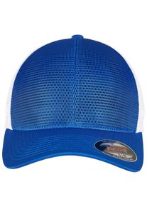 Flexfit Damen Flex Cap "Flexfit Neue Kollektion Flexfit 360 OMNIMESH CAP 2-TONE", blau, casual, Gr. L, unifarben, 96% Polyester, 4% Elasthan, Caps