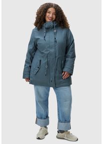 Ragwear Damen Wintermantel "Monadis Rainy II Intl.", grau, sportlich, Gr. 5XL, Oberstoff: 100% Polyester, Futter: 100% Polyester, Wattierung: 100%