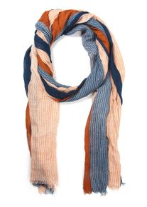 Damen Modeschal "Fenja", blau, Basic,casual,modisch, Collezione Alessandro, gestreift, Viskose, Modetücher, im Streifendesign mit kleinen Punkten