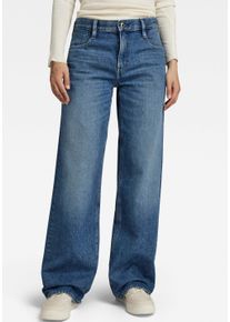 G-Star Raw G-STAR Damen Weite Jeans "Jeans Judee Straight", blau, casual, Gr. 31, Denim/Jeans, Obermaterial: 100% Baumwolle, Jeans