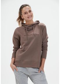 Endurance Damen Kapuzensweatshirt "COLEN W Hoody", braun, casual, Gr. 38, unifarben, 65% Polyester, 35% Baumwolle, Sweatshirts, aus