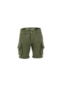 Herren Shorts "Alpha Industries Men - Shorts Crew Short", grün, Gr. 31, Alpha Industries, Obermaterial: 98% Baumwolle, 2% Elastan, Futter: 100%