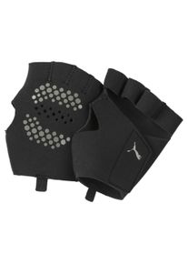 Puma Damen Trainingshandschuhe "Essential Premium Grip Fingerlose Handschuhe Erwachsene", schwarz, Gr. S, Obermaterial: 32% Polyester, 68%