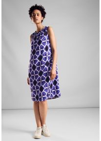 Street One Damen Sommerkleid, blau, casual, Gr. 36, bedruckt, Stoff, 100% Viskose, Kleider, soft und trageangenehm