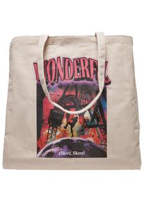 MisterTee Damen Umhängetasche "MisterTee Unisex Wonderful Oversize Canvas Tote Bag", weiß, Baumwolle, unifarben, Taschen