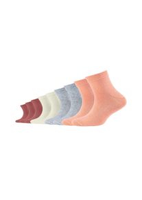 s.Oliver Kinder Kurzsocken "Kurzsocken 9er Pack", Gr. 31, orange, 80% Baumwolle 17% Polyamid 3% Elasthan, uni, Socken