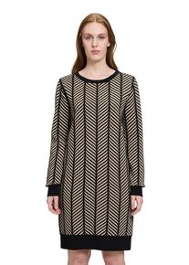 BETTY & CO BETTY & CO Damen Strickkleid "Betty & Co Strickkleid mit Jacquard", braun, casual, Gr. 36, Strick, Obermaterial: 58% Baumwolle, 42% Polyamid.,