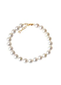 Vivance Damen Armband "375/- Gelbgold Süßwasserzuchtperle 7,5-8 mm", 18 + 3cm, Gold, gelb, Gold, Armbänder