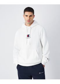 Champion Herren Kapuzensweatshirt "Hooded Sweatshirt", weiß, sportlich, Gr. XL, Obermaterial: 70% Baumwolle, 30% Polyester, Sweatshirts