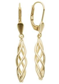 Firetti Damen Paar Ohrhänger "Schmuck Geschenk Gold 333 Ohrschmuck Patentbrisur", Gelbgold 333, gold, Gelbgold 333, Ohrringe