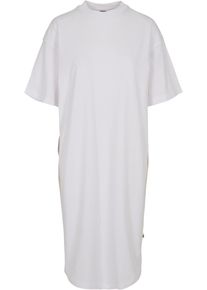 Urban Classics Damen Shirtkleid "Urban Classics Damen Ladies Organic Long Oversized Tee Dress", weiß, klassisch, Gr. XL, unifarben, 100% Baumwolle,
