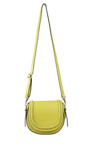 Damen Umhängetasche "Zopf", Collezione Alessandro, gelb, Leder, Taschen, Made In Italy