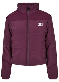 Damen Winterjacke "Starter Black Label Damen Ladies Starter Logo Puffer Jacket", rot, casual, Gr. XL, STARTER Black Label, unifarben, 100% Polyester,
