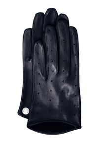 Gretchen Damen Lederhandschuhe "Summer Gloves", blau, elegant, Gr. 6,5, unifarben, 100% Leder, Handschuhe, mit praktischen Luftlöchern