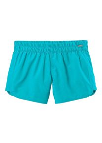 Lascana Damen Badeshorts, blau, Gr. 38, unifarben, Microfaser, Polyester, Badehosen, elastisches Bündchen, mit Gesäßtasche, softe Microfaser-Qualität
