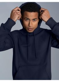 TRIGEMA Herren Kapuzensweatshirt "TRIGEMA Hoodie aus Sweatqualität", blau, casual, Gr. XXXL, 70% Baumwolle, 30% Polyester, Sweatshirts