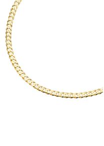 Firetti Damen Kette ohne Anhänger "Schmuck Geschenk Silber 925 Halsschmuck Halskette Panzerkette", 45, Silber 925 (Sterlingsilber), B: 4,9mm, gold,